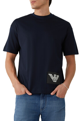 Eagle Logo Cotton T-Shirt